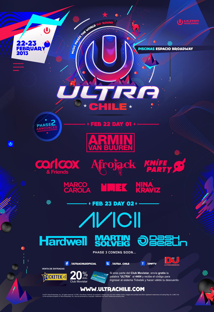 Ultra Music Festival Chile Phase 2 Lineup TranceMusicCL